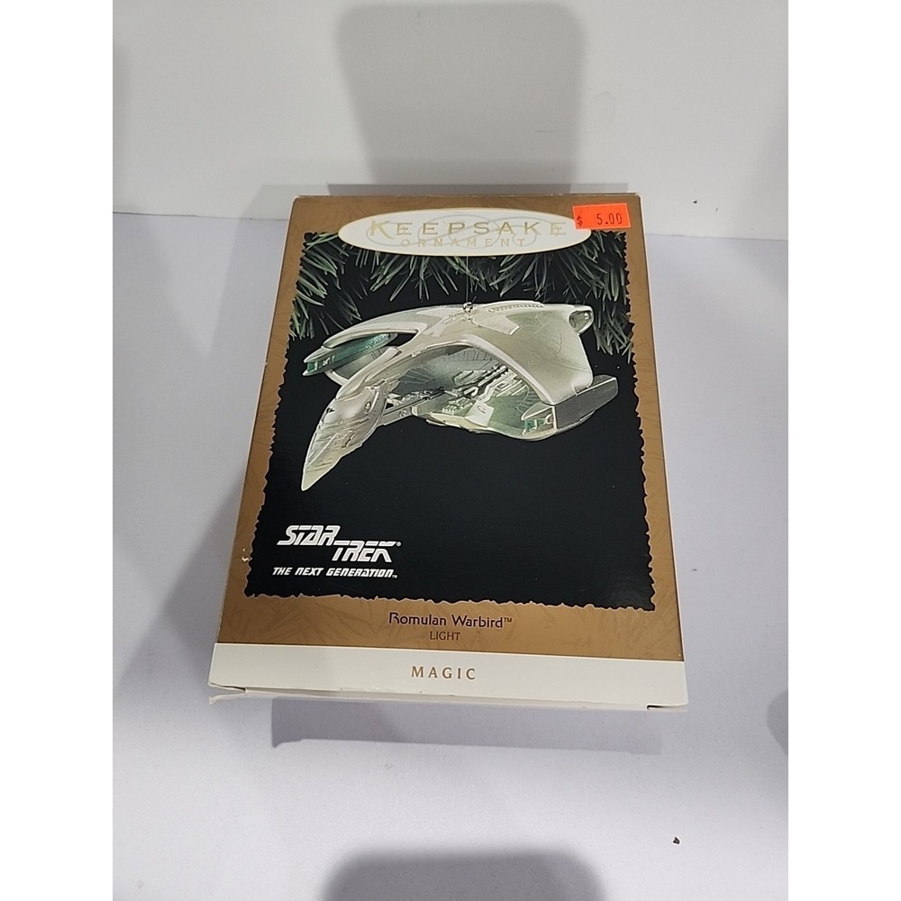 Hallmark 1995 Star Trek TNG Romulan Warbird Keepsake Ornament Light QXI7267 - Picture 4 of 9